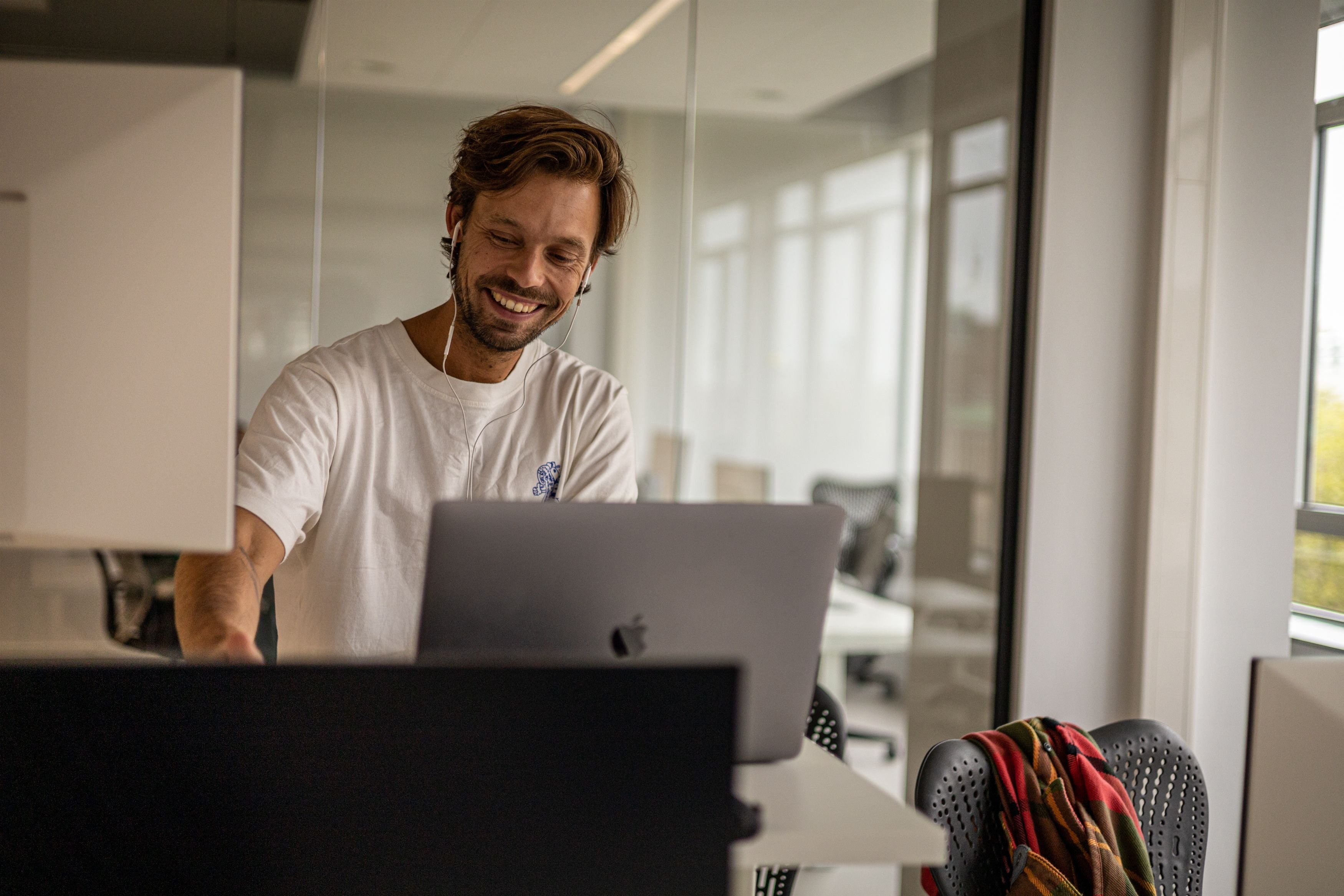 One of our expert UX designers smiling