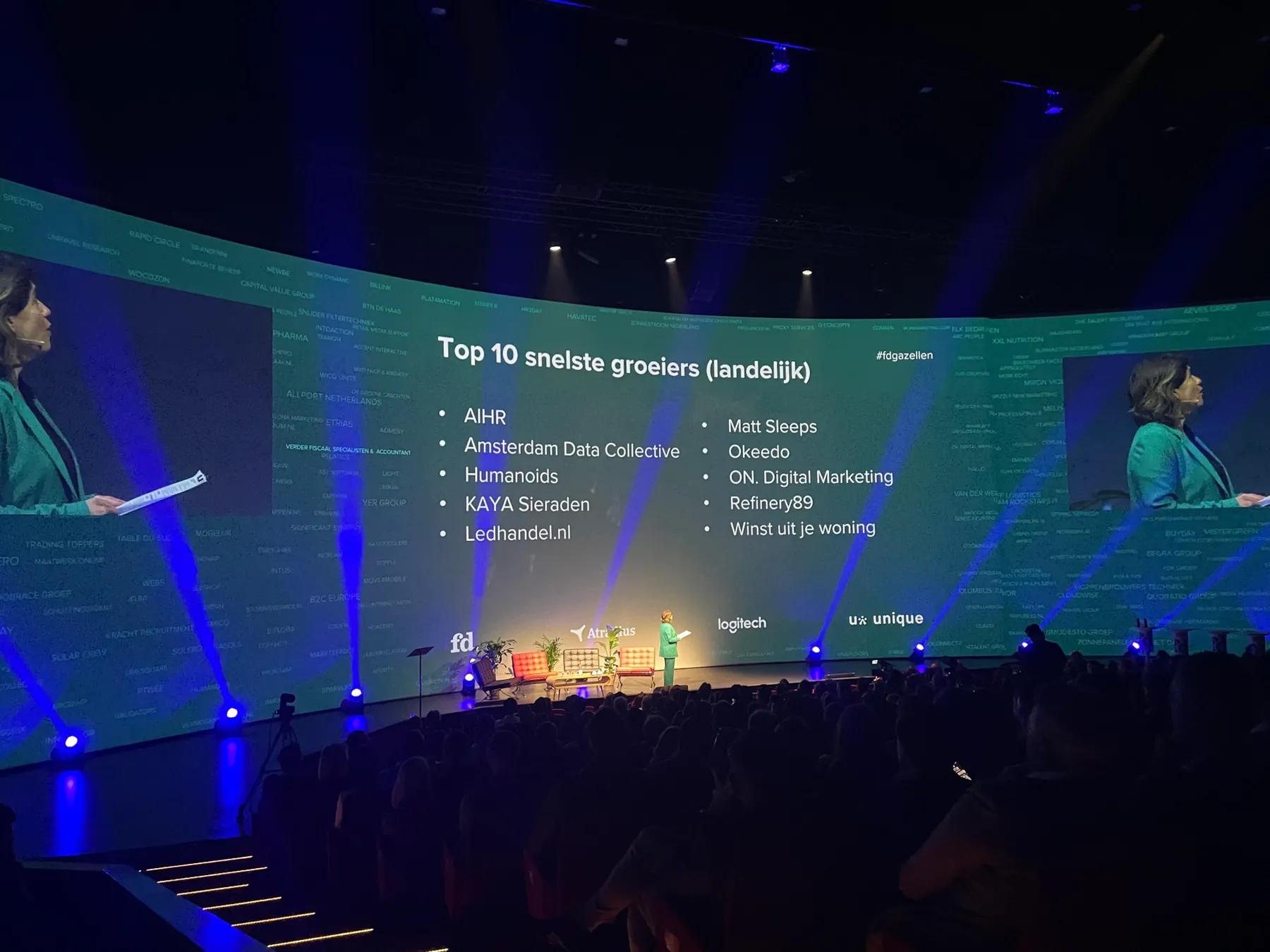 Humanoids in de top 10 snelste groeiers van Nederland!