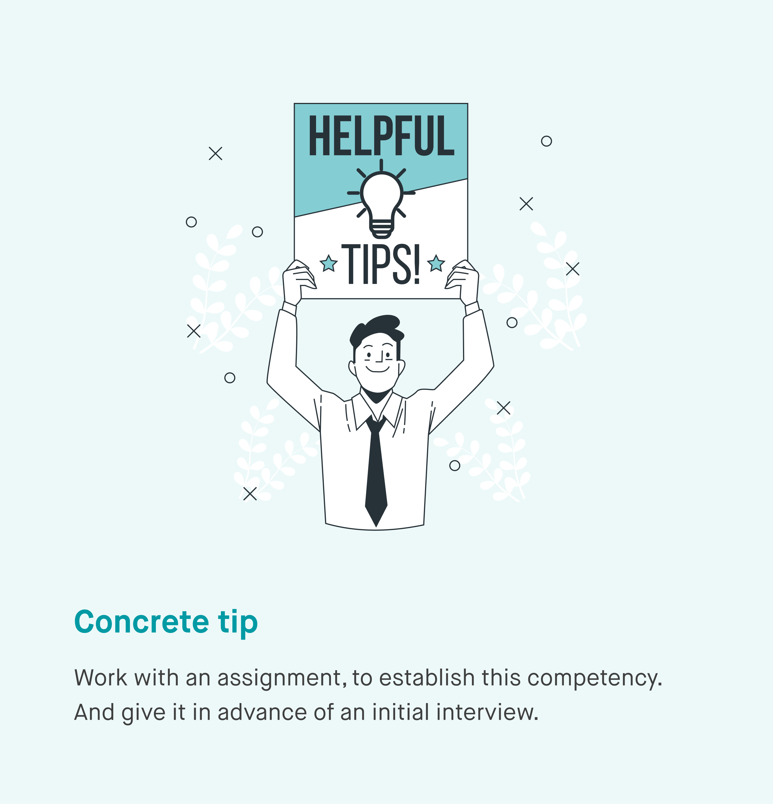 Concrete tip