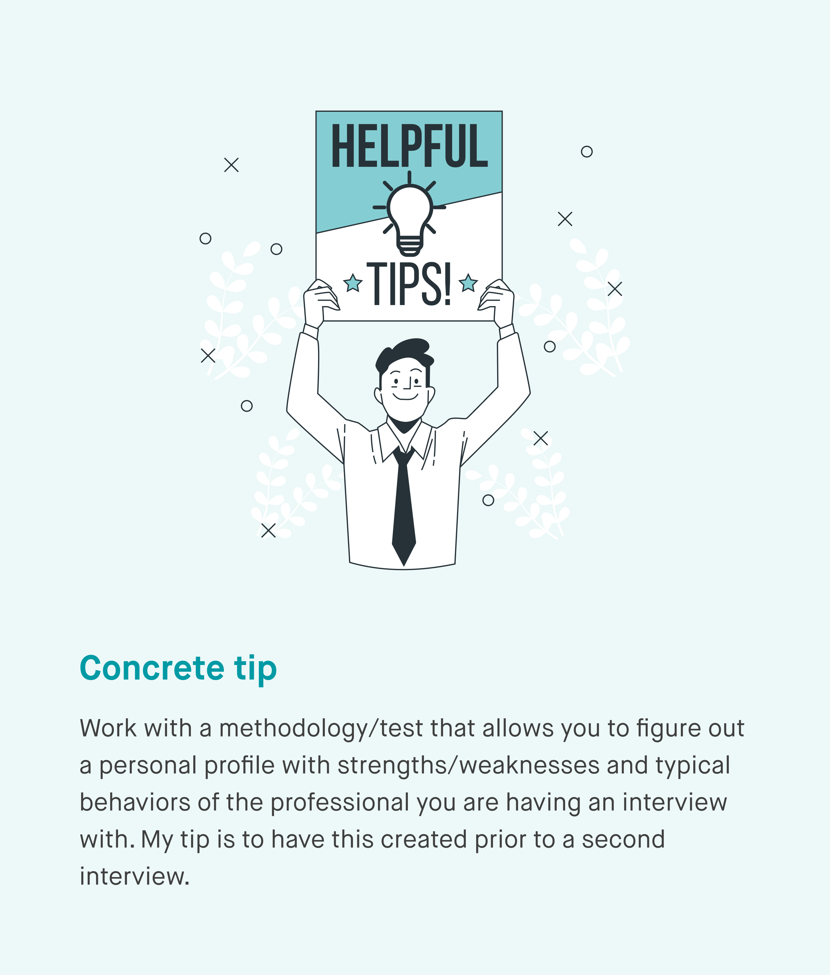 Concrete tip