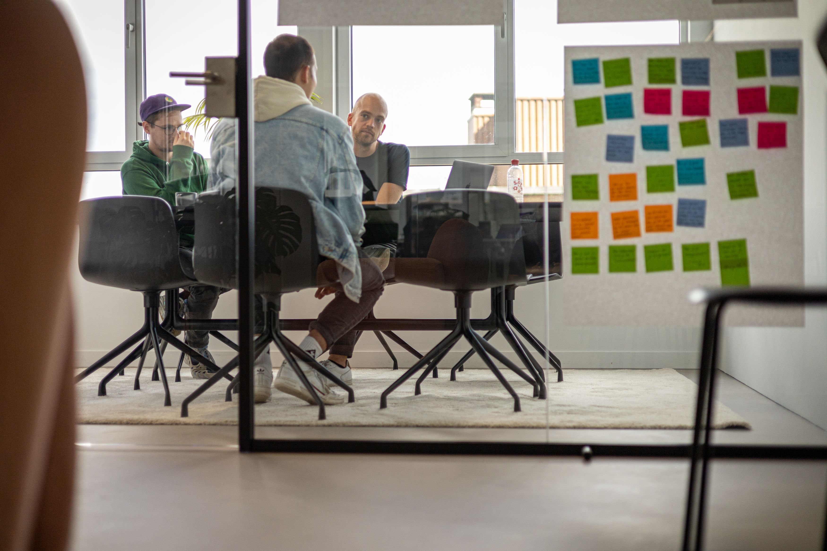 Developers in vergadering